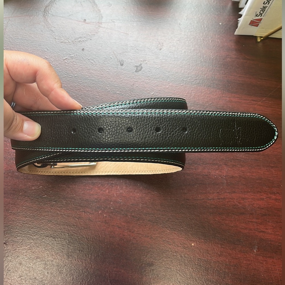 Mens Master’s Leather Black Belt